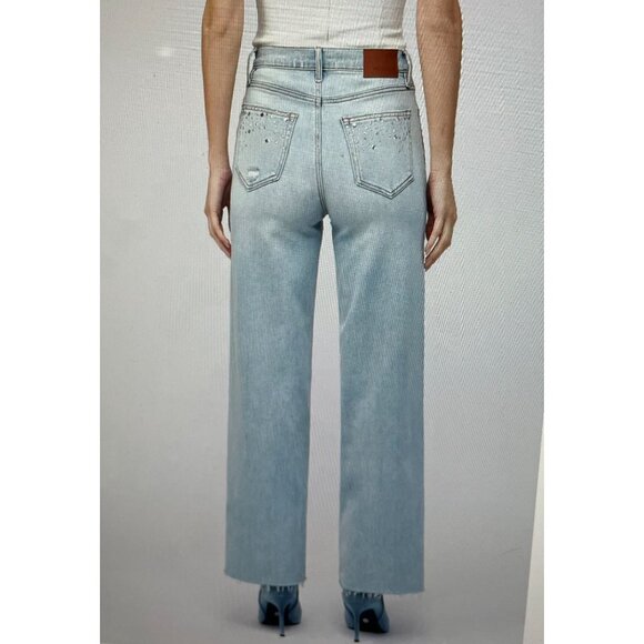 Hidden Logan High-Rise Dad Jeans Size 24 With Rhinestone - Picture 4 of 16